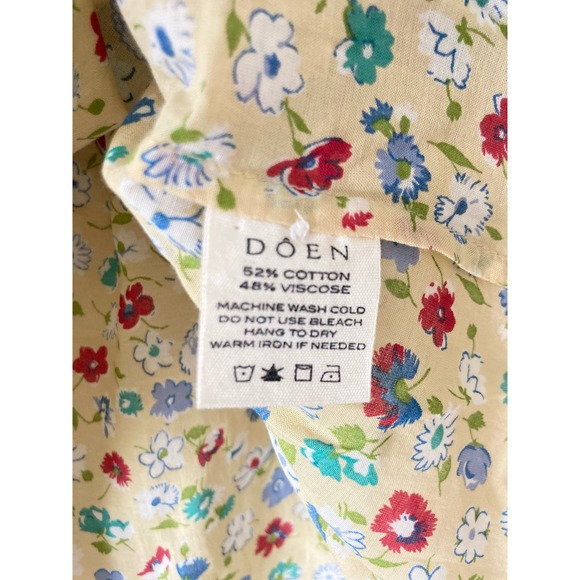DOEN Prairie Top in Tasha Garden Floral Print L - Picture 9 of 10